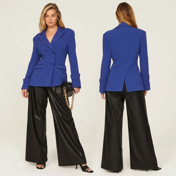 Osman Yousefzada x RTR Double Breasted Blazer Size 2 - Picture 1 of 10